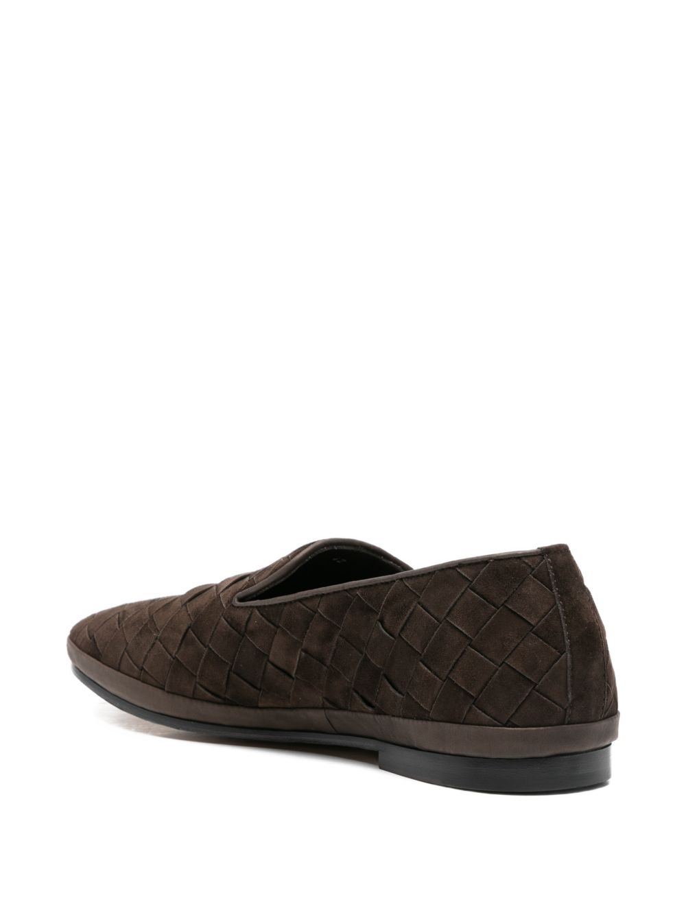 Mocassini intrecciati in marrone Henderson baracco - uomo 