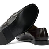 Mocassini in pelle in borgogna Henderson baracco - uomo 