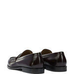 Mocassini in pelle in borgogna Henderson baracco - uomo 