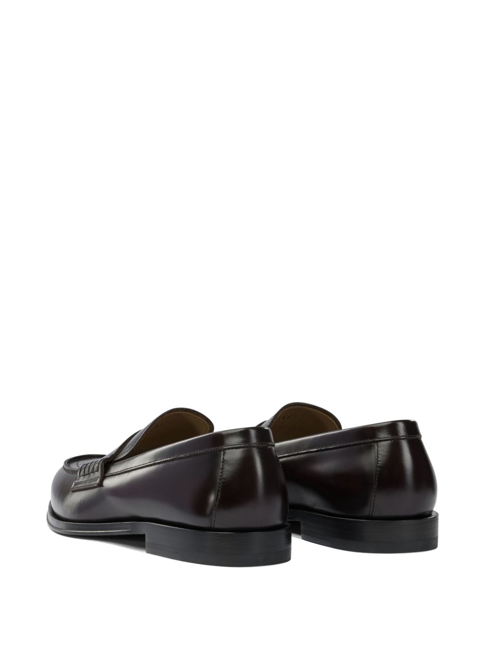Mocassini in pelle in borgogna Henderson baracco - uomo 