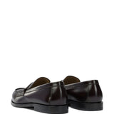 Mocassini in pelle in borgogna Henderson baracco - uomo 