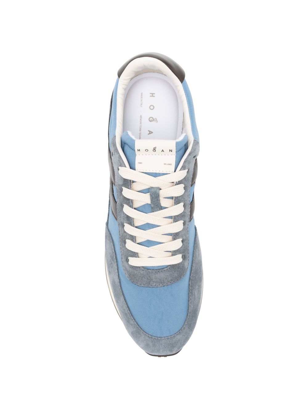 Sneakers con logo in blu Hogan - uomo 