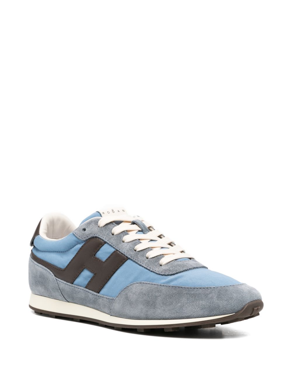 Sneakers con logo in blu Hogan - uomo 