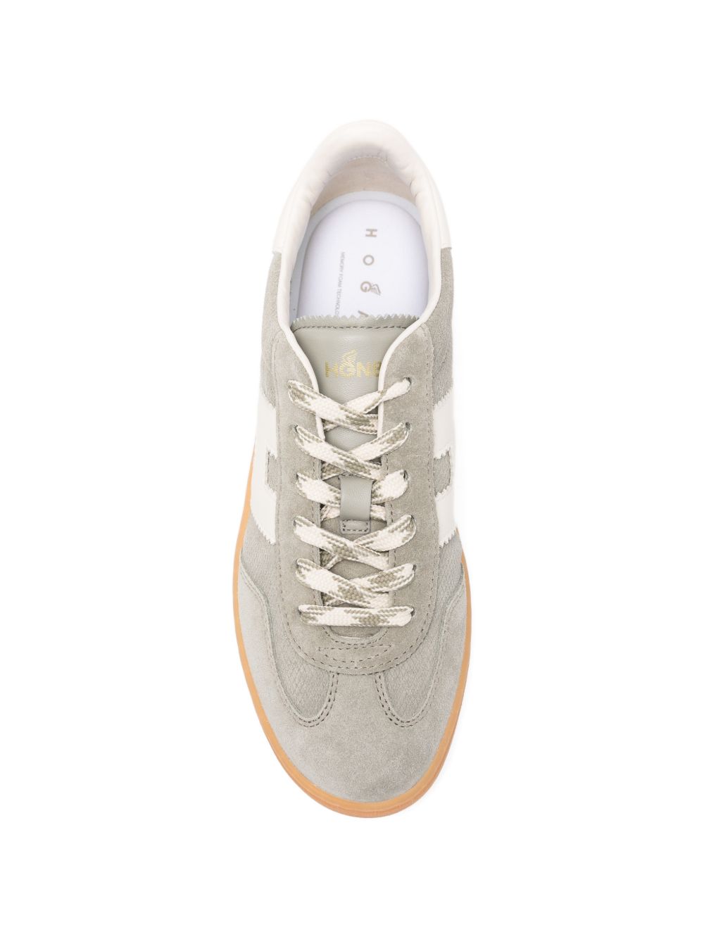 Sneakers con applicazione h in grigio Hogan - donna 
