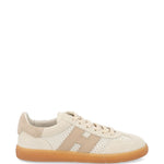 Sneakers con logo in beige chiaro Hogan - donna 