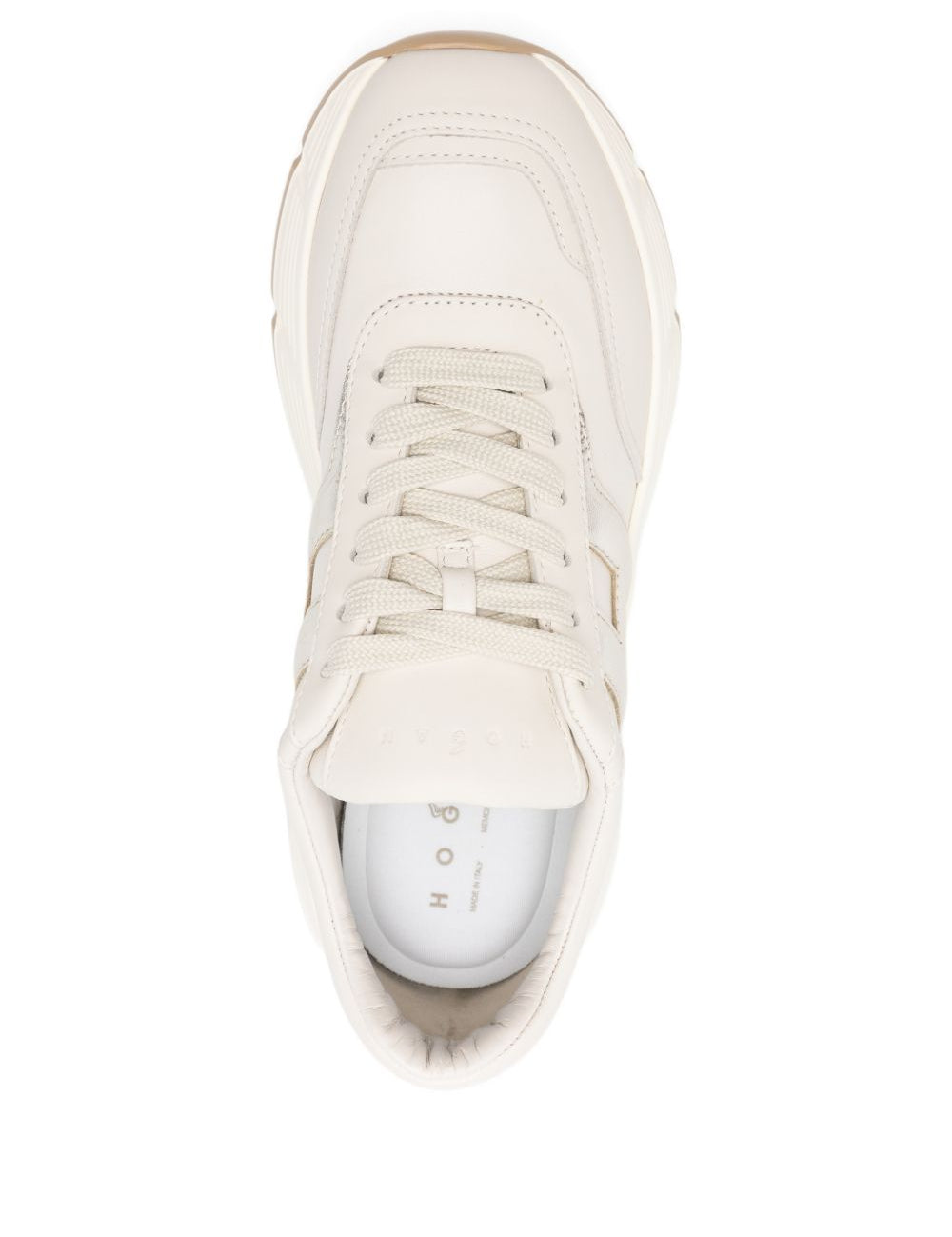 Sneakers con lacci in avorio Hogan - donna 