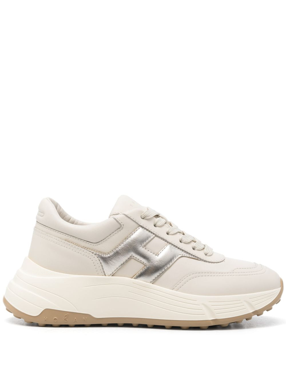 Sneakers con lacci in avorio Hogan - donna 