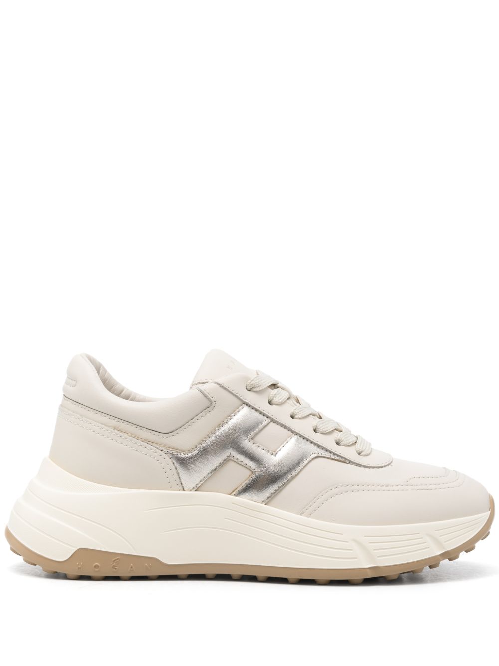 Sneakers con lacci in avorio Hogan - donna 