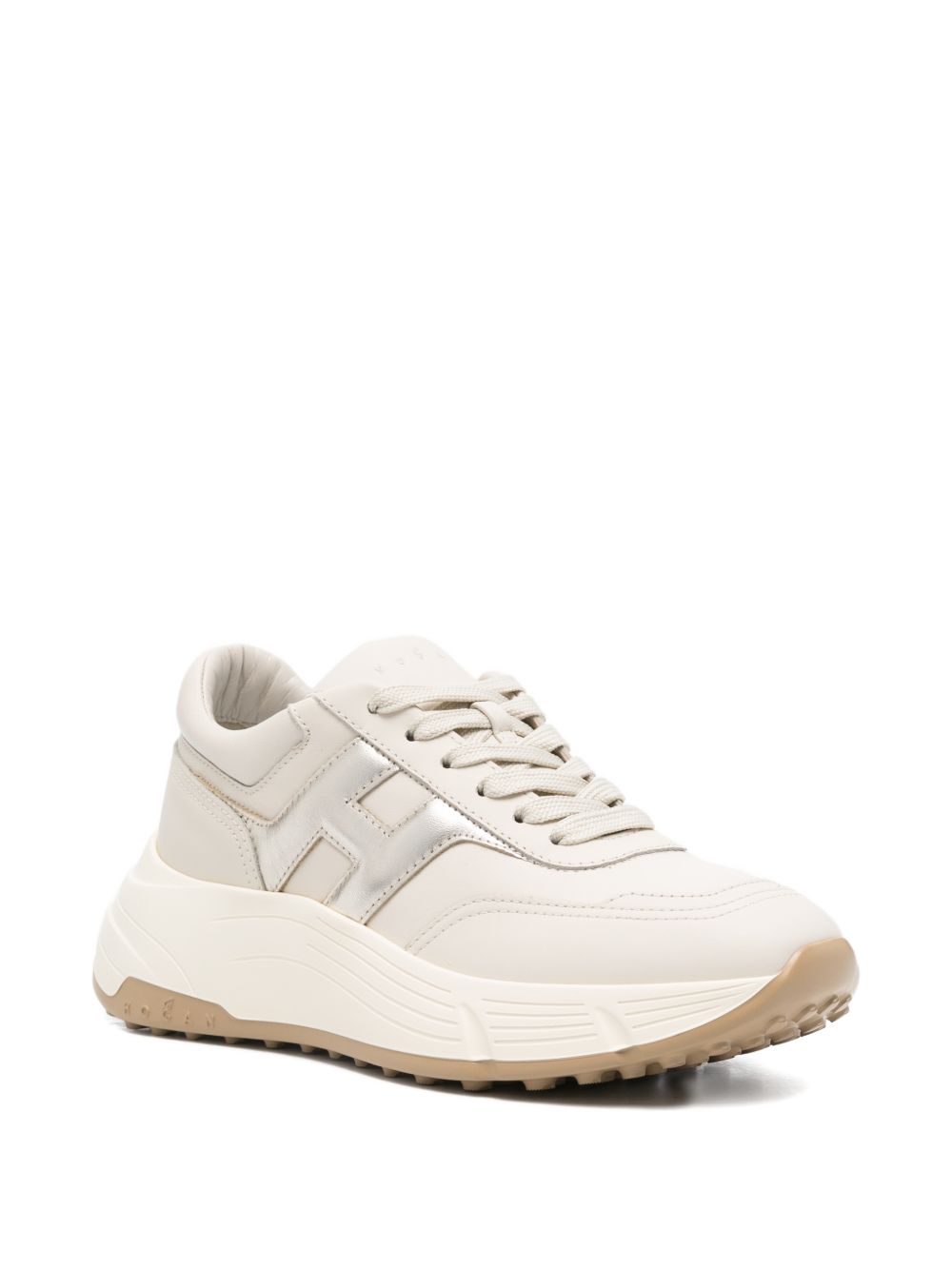 Sneakers con lacci in avorio Hogan - donna 