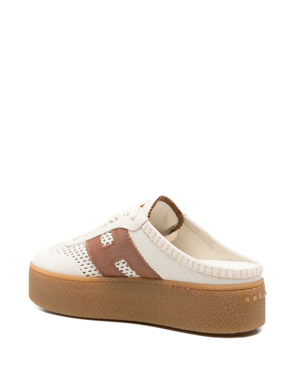 Mules a sneakers h698 in avorio Hogan - donna 