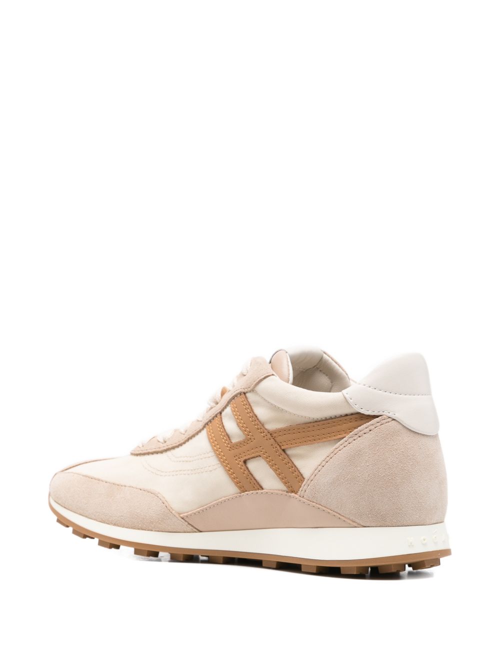 Sneakers con logo in beige Hogan - donna 