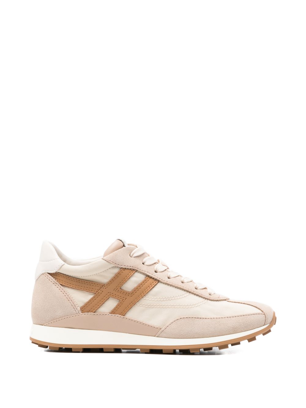 Sneakers con logo in beige Hogan - donna 