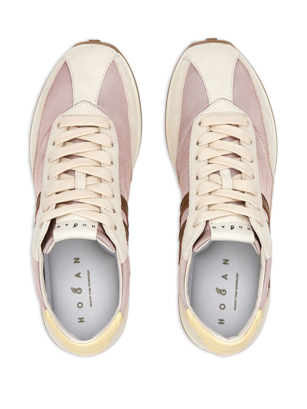 Sneakers H699 con lacci in beige Hogan - donna 