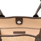 Borsa da spiaggia con logo in beige Hogan - donna 