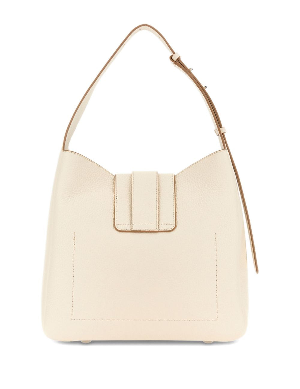 Borsa a spalla con fibbia H in avorio Hogan - donna 