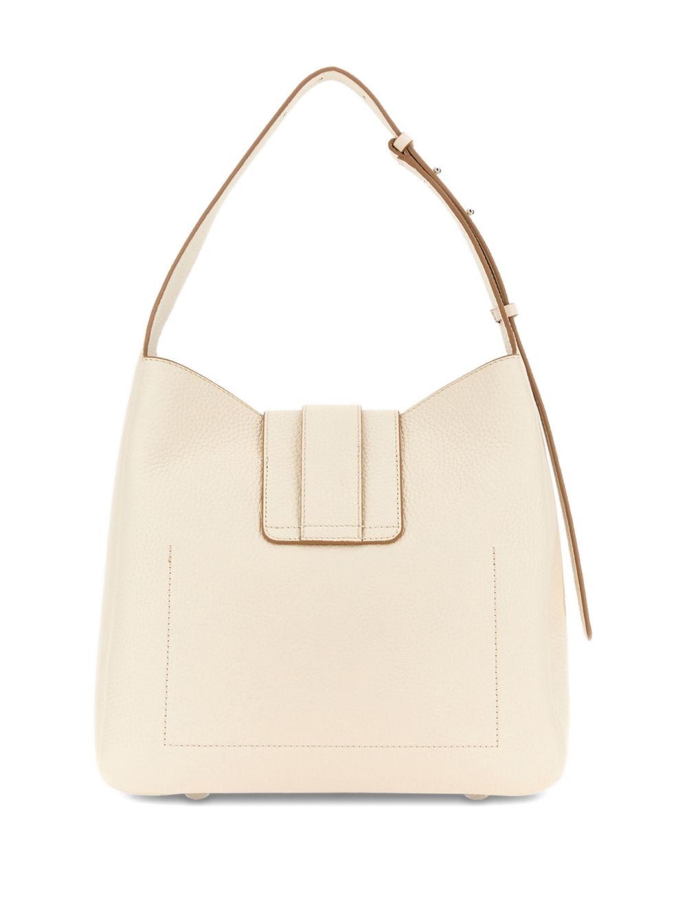 Borsa a spalla con fibbia H in avorio Hogan - donna 