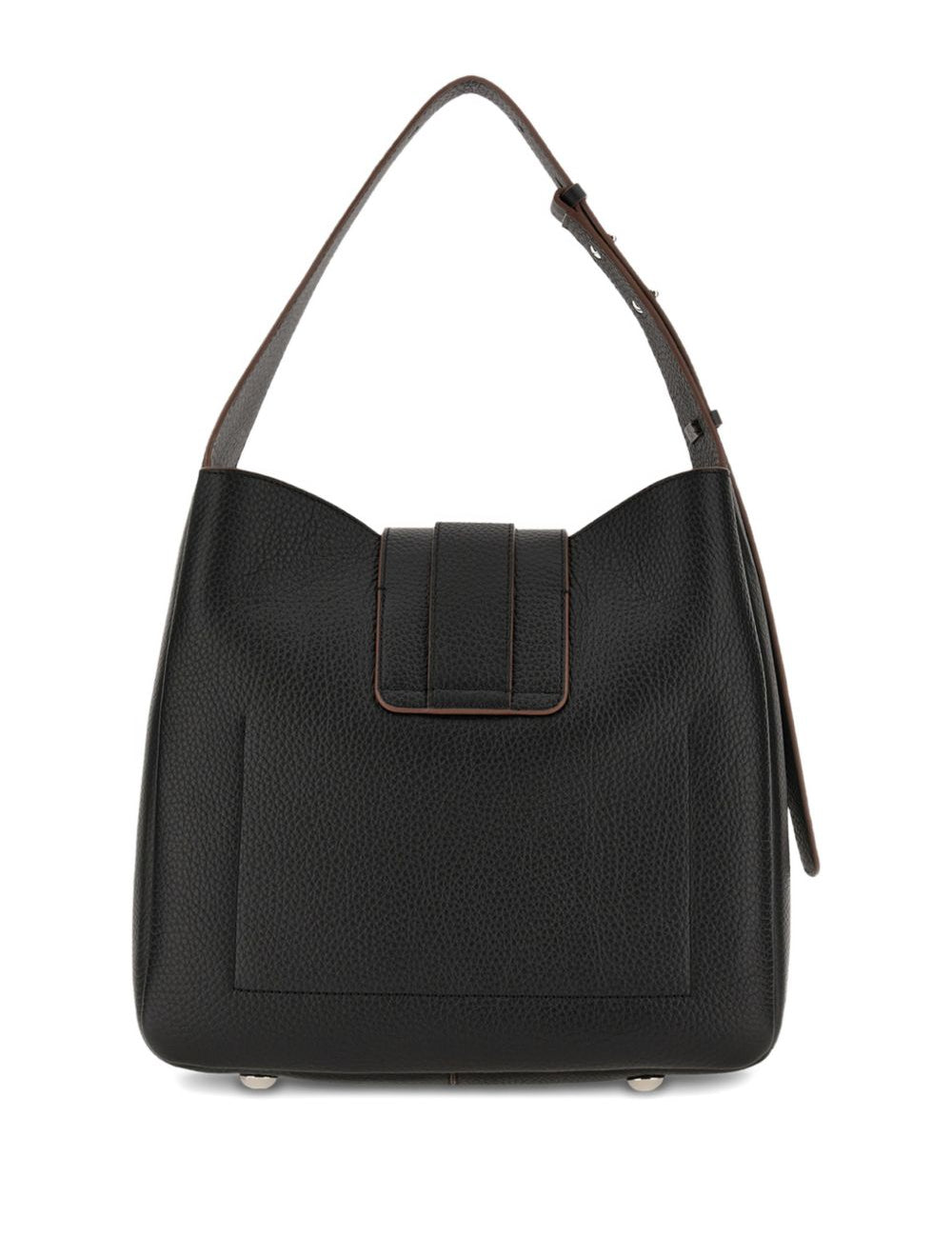 Borsa a spalla con nappa visnu in nero Hogan - donna 