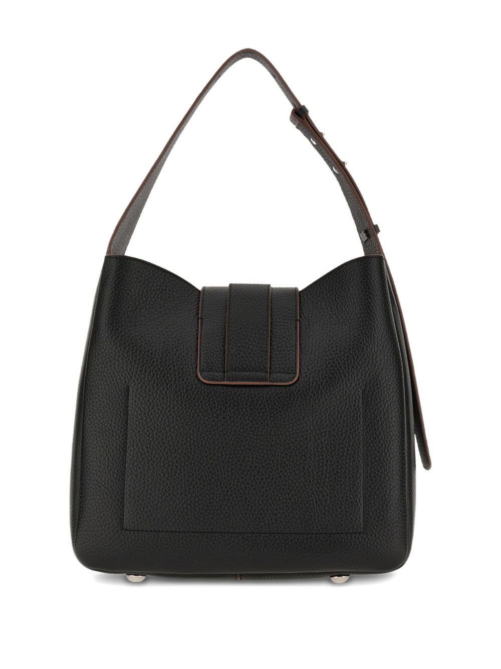 Borsa a spalla con nappa visnu in nero Hogan - donna 