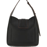 Borsa a spalla con nappa visnu in nero Hogan - donna 