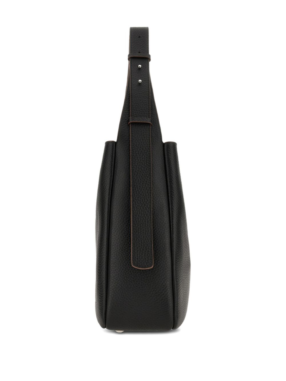 Borsa a spalla con nappa visnu in nero Hogan - donna 