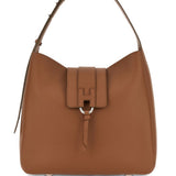 Borsa a spalla con nappa visnu in marrone Hogan - donna 