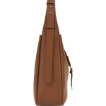 Borsa a spalla con nappa visnu in marrone Hogan - donna 