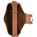 Borsa a spalla con nappa visnu in marrone Hogan - donna 