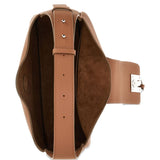 Borsa a spalla con nappa visnu in marrone Hogan - donna 