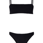 Bikini due pezzi Gigi in nero Hunza G - donna 