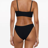 Bikini due pezzi Gigi in nero Hunza G - donna 