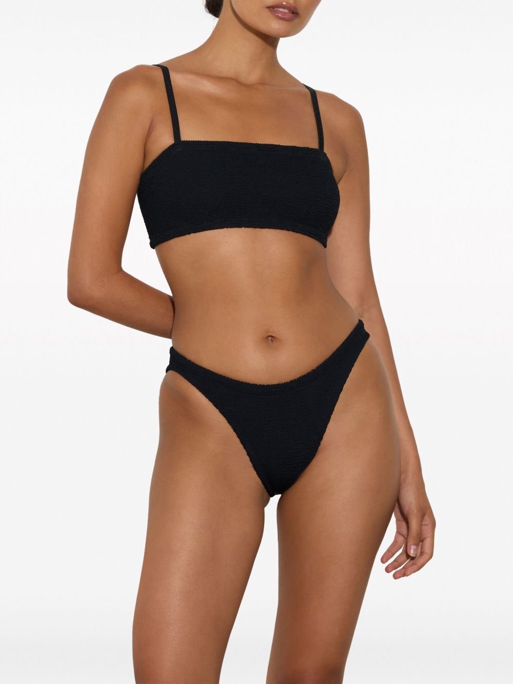 Bikini due pezzi Gigi in nero Hunza G - donna 