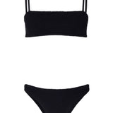 Bikini due pezzi Gigi in nero Hunza G - donna 