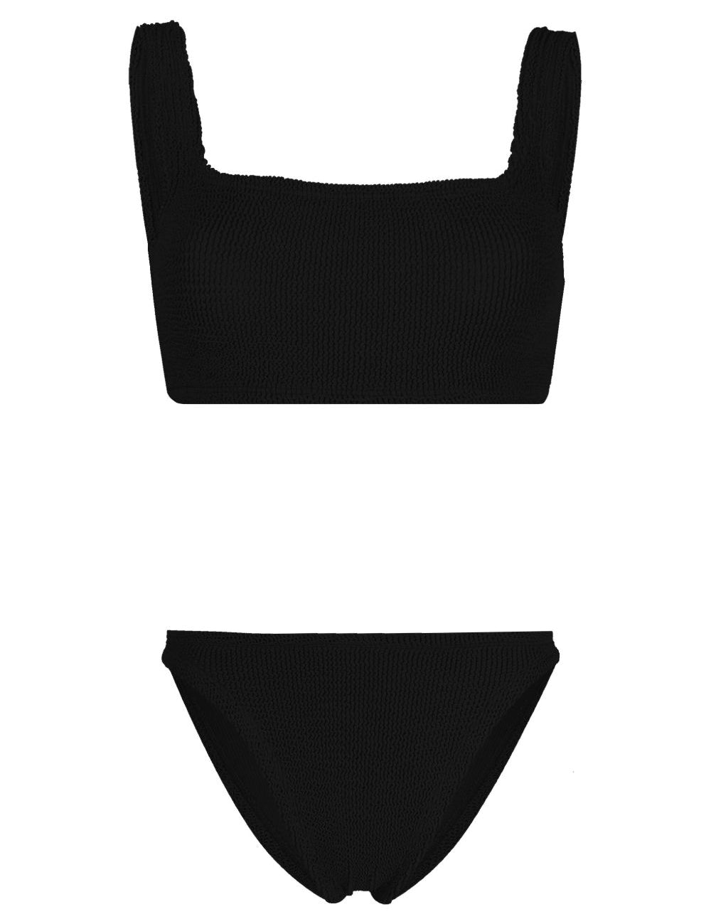Bikini a coste xandra in nero Hunza G - donna 