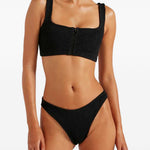 Bikini due pezzi dallas in nero Hunza g  - donna 
