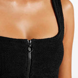 Bikini due pezzi dallas in nero Hunza g  - donna 
