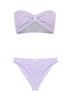 Bikini a fascia Jean in lilla