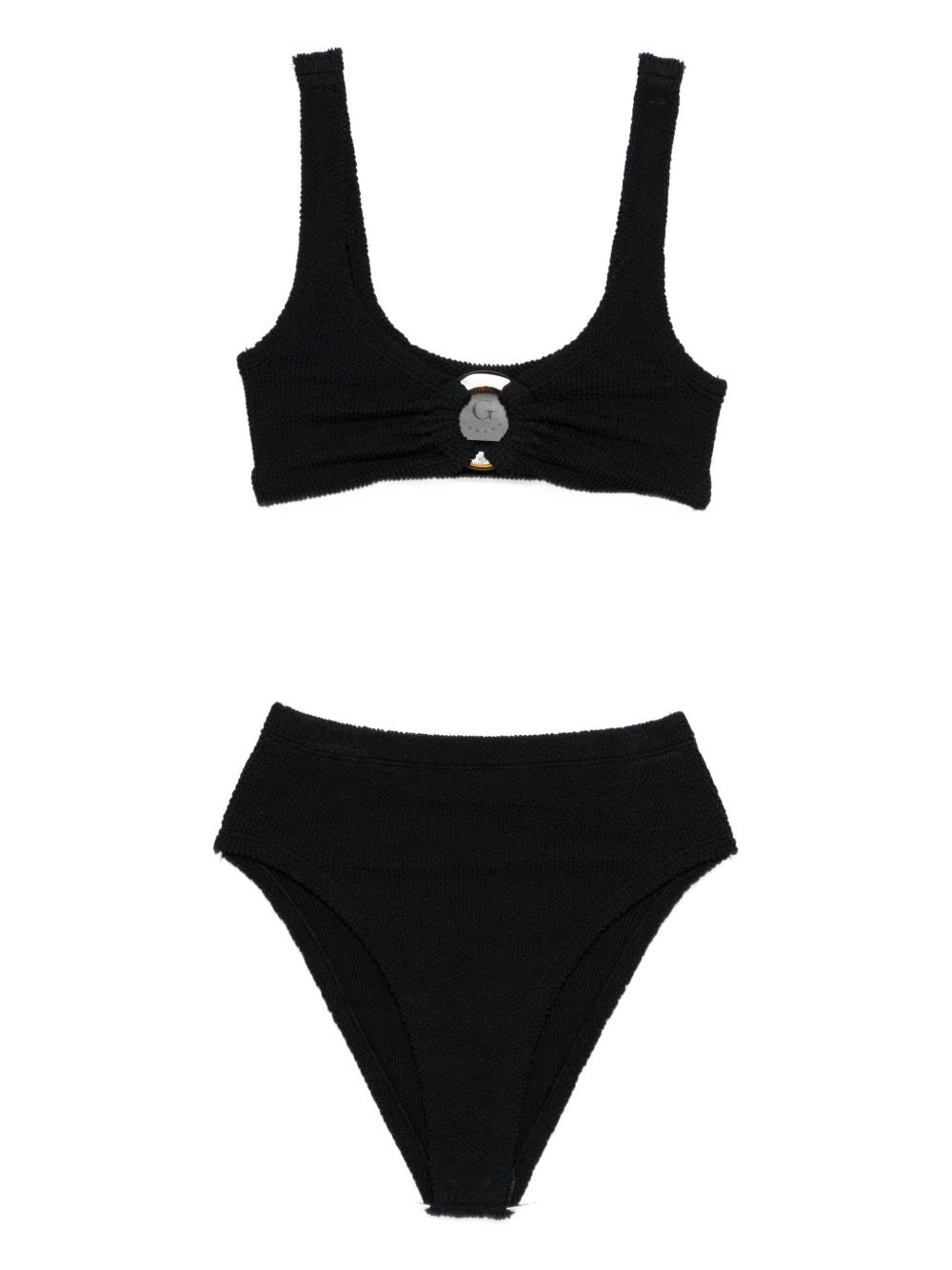 Bikini due pezzi nadine in nero Hunza g - donna 