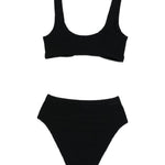 Bikini due pezzi nadine in nero Hunza g - donna 