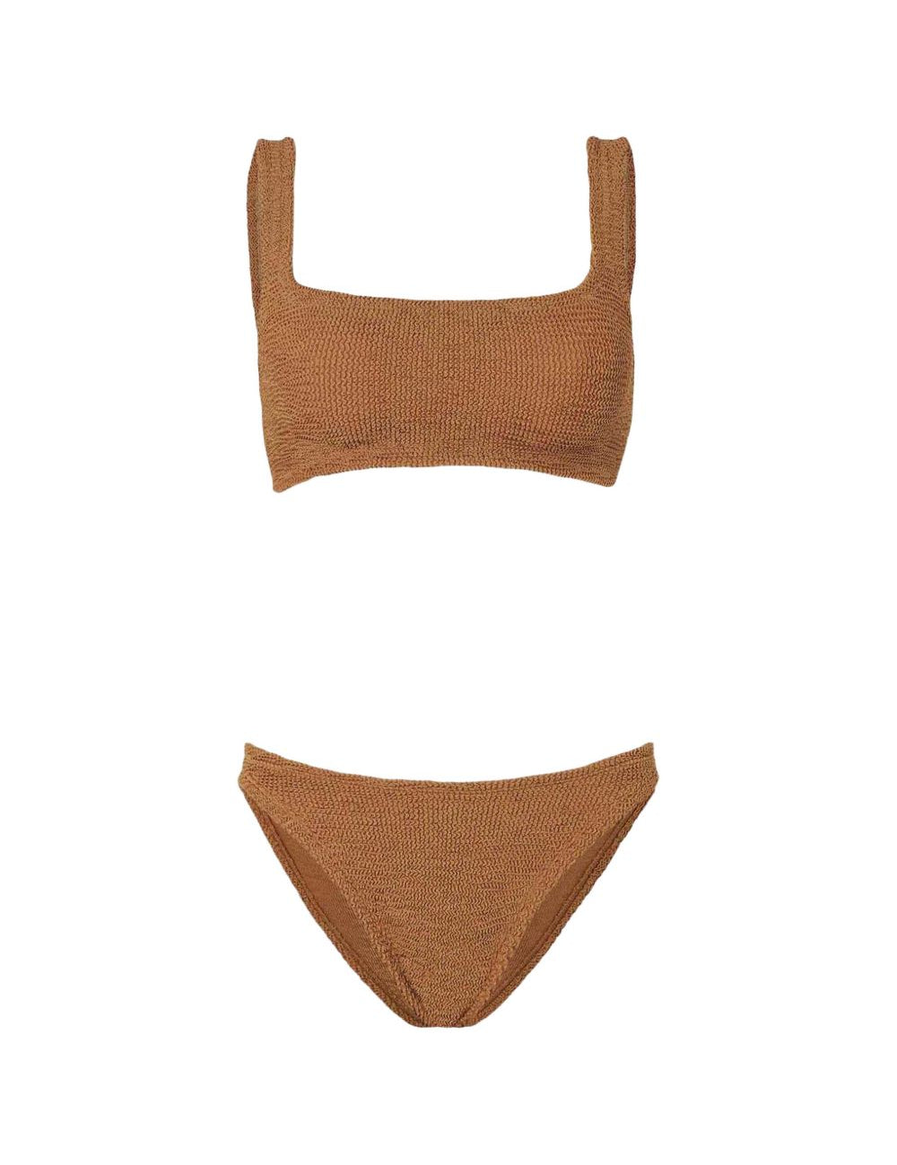 Bikini a coste xandra in marrone Hunza G - donna 