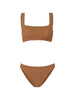 Bikini a coste xandra in marrone Hunza G - donna