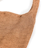 Costume intero square in marrone chiaro hunza g - donna 