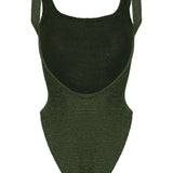 costume intero square in verde hunza g - donna 