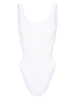 Hunza G white square neck swimsuit - women