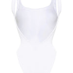 Costume intero square in bianco hunza g - donna 