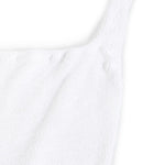 Costume intero square in bianco hunza g - donna 