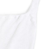 Costume intero square in bianco hunza g - donna 