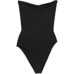 Costume da bagno senza spalline in nero Hunza g - donna 