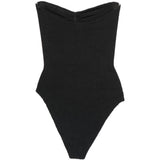 Costume da bagno senza spalline in nero Hunza g - donna 