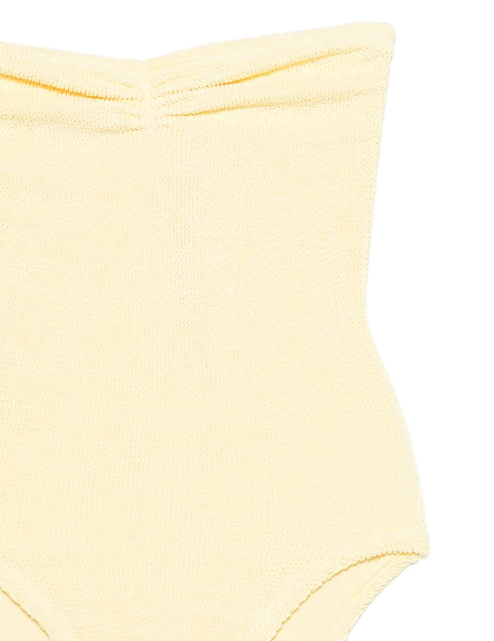 Costume da bagno con spalline in giallo Hunza g - donna 