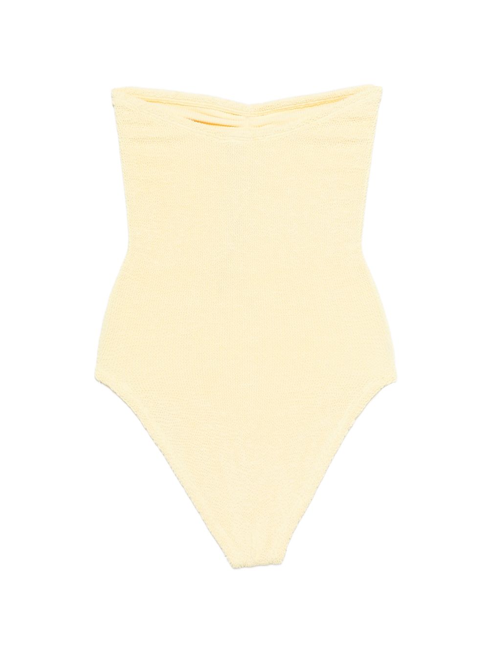 Costume da bagno con spalline in giallo Hunza g - donna 